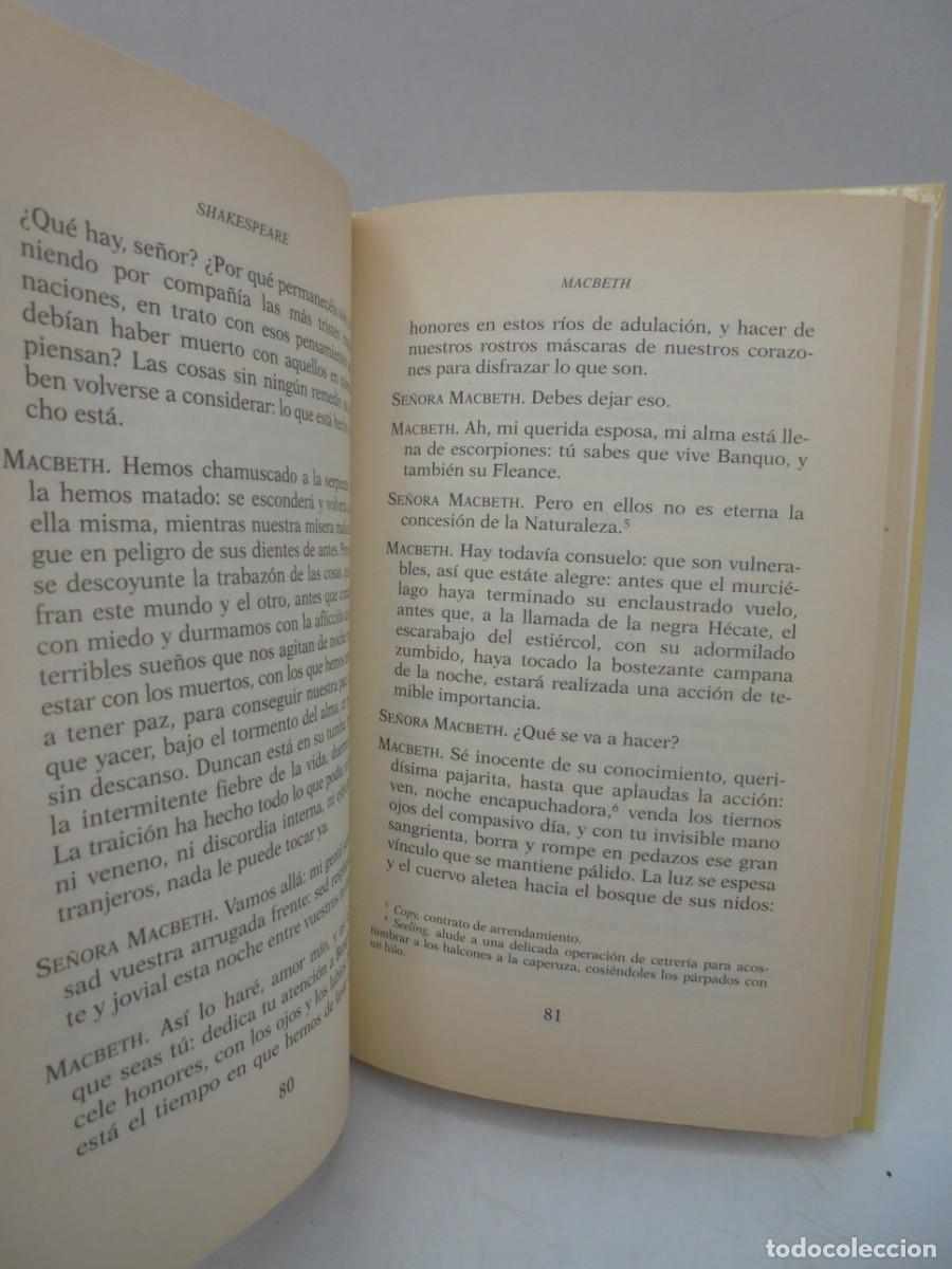 Libros de segunda mano: MACBETH. WILLIAM SHAKESPEARE. 2000. PAGS : 141. - Foto 2