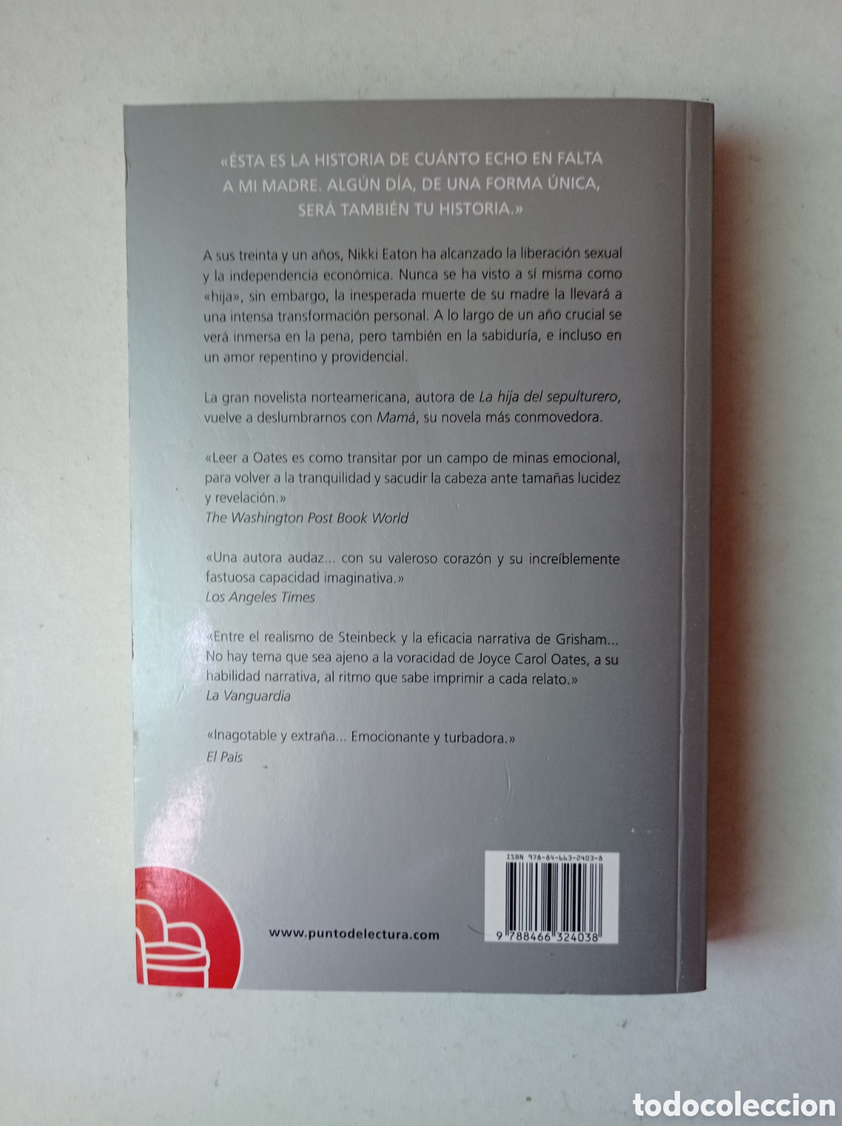 Libros de segunda mano: Mam&aacute;. Joyce Carol Oates. - Foto 2