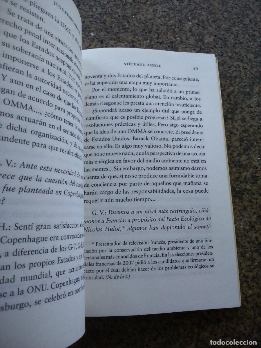 Libros de segunda mano: COMPROMETEOS -- STEPHANE HESSEL -- 2011 -- - Foto 2