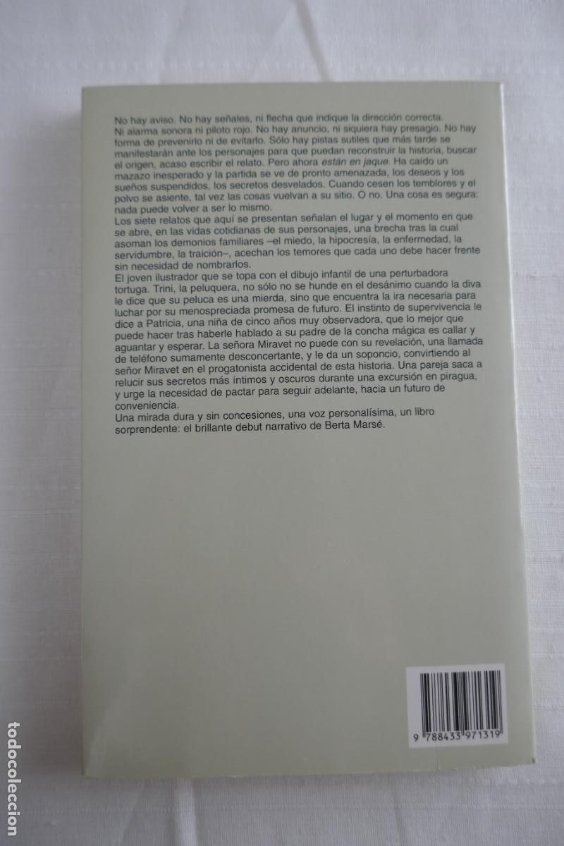 Libros de segunda mano: EN JAQUE - Berta Marse - Anagrama - Foto 9