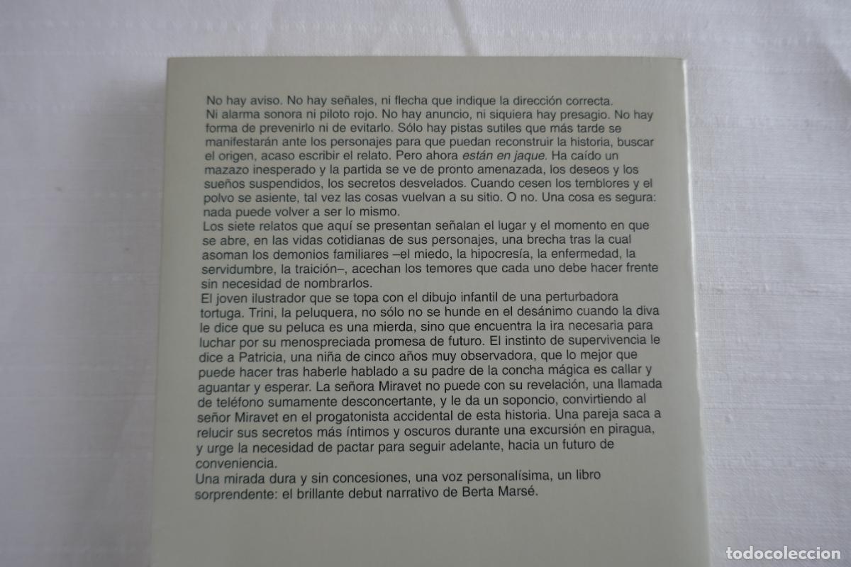 Libros de segunda mano: EN JAQUE - Berta Marse - Anagrama - Foto 10