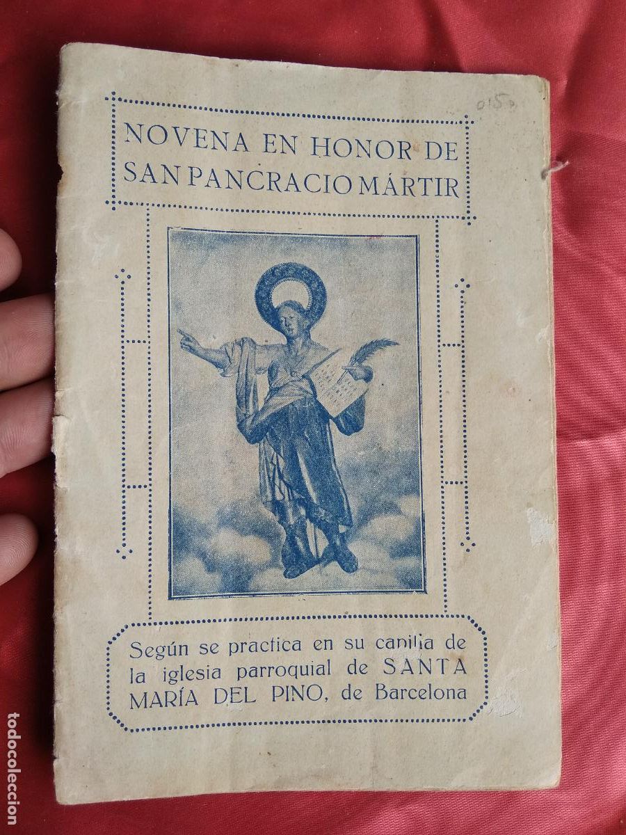 Gebrauchte B&uuml;cher: Novena en honor de San Pancracio M&aacute;rtir. L.9601-1428
