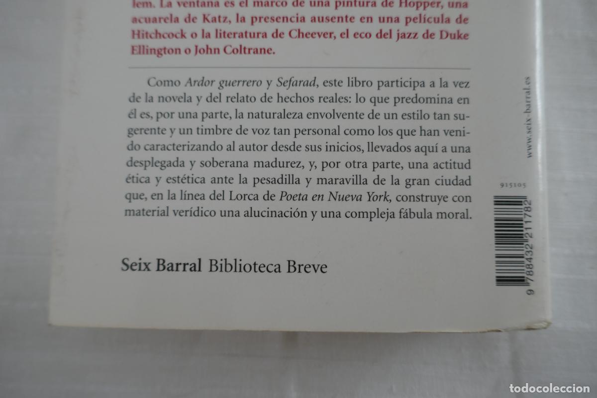 Libros de segunda mano: MU&Ntilde;OZ MOLINA, Antonio - VENTANAS DE MANHATTAN - Foto 14
