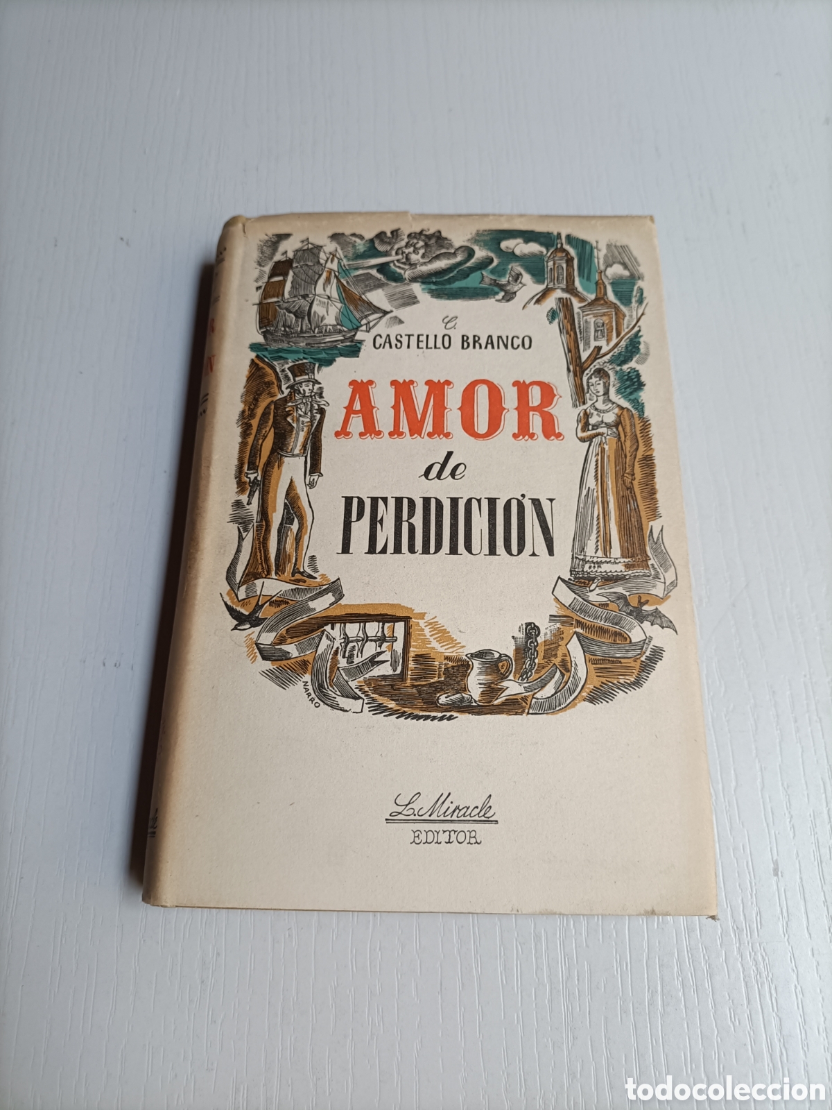 Libros de segunda mano: Amor de perdici&oacute;n Camilo Castell&oacute; - Foto 2
