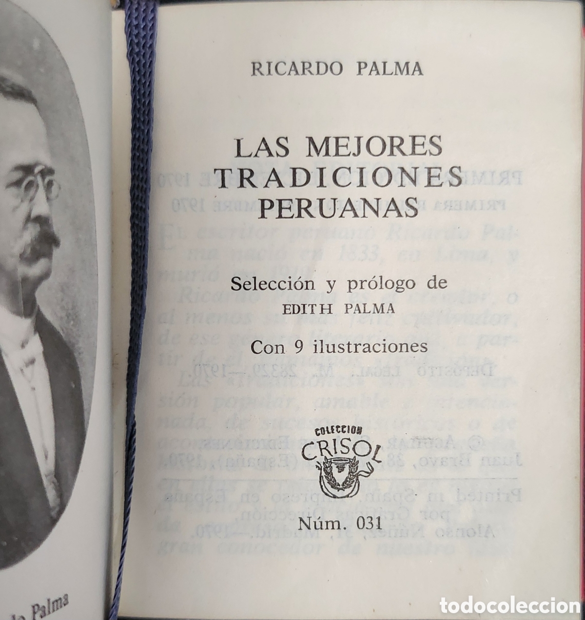 Libros de segunda mano: Tradiciones Peruanas - Ricardo Palma - Foto 2