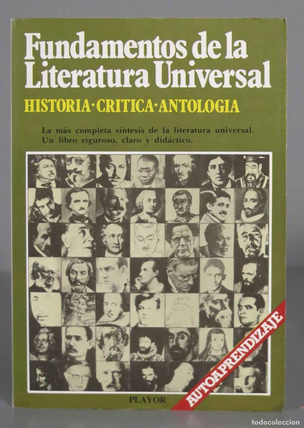 Libri di seconda mano: FUNDAMENTOS DE LA LITERATURA UNIVERSAL Historia-Cr&iacute;tica-Antolog&iacute;a
