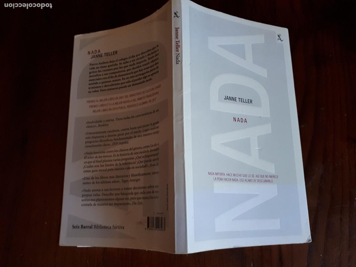 Libros de segunda mano: Nada.- Janne Teller. - Foto 2
