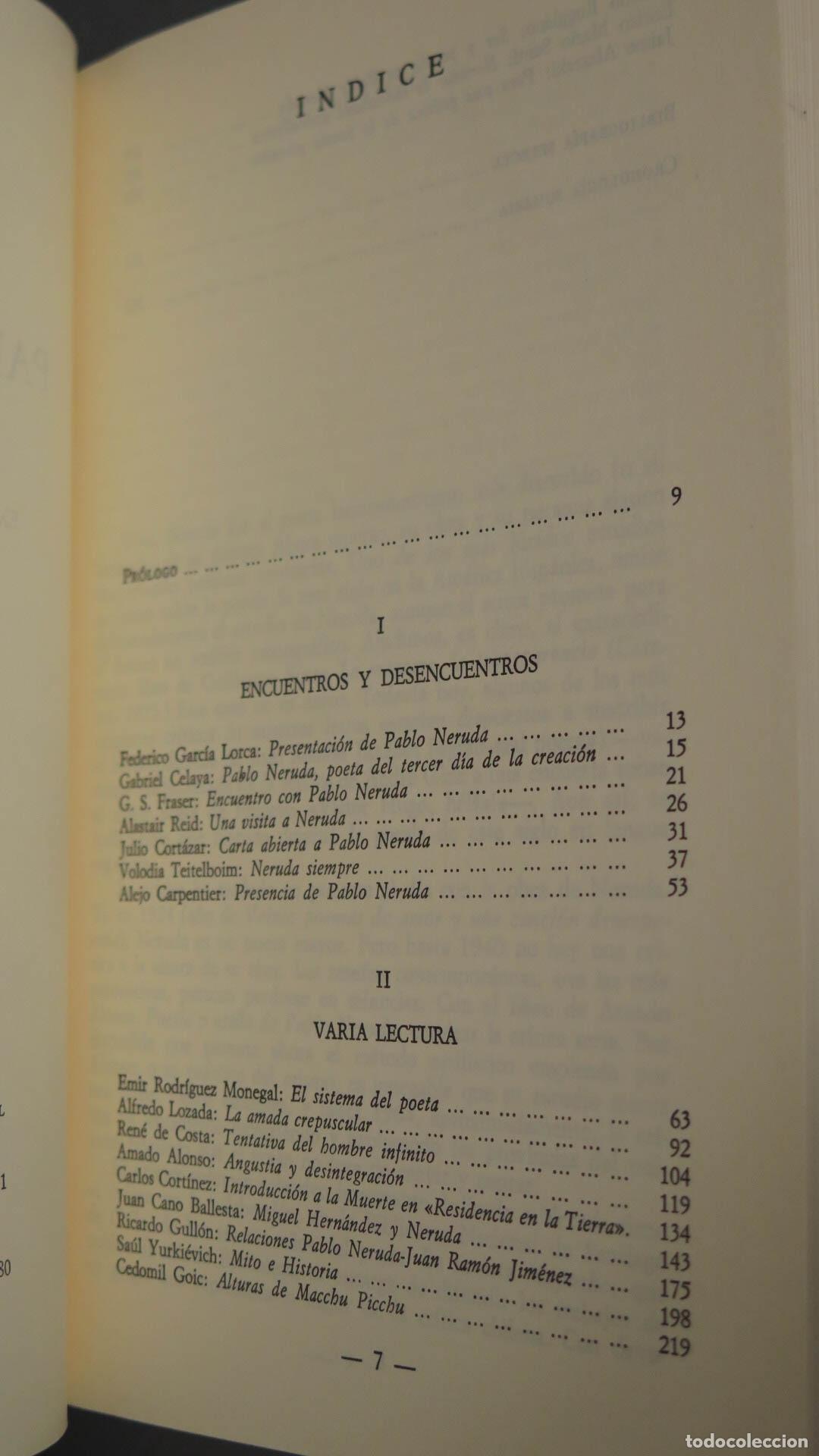 Libros de segunda mano: PABLO NERUDA EMIR RODRIGUEZ - Foto 2