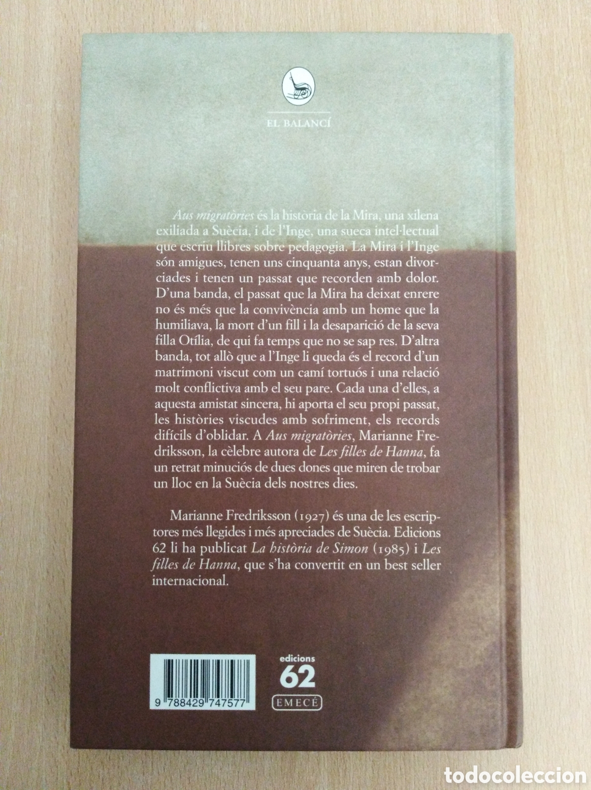 Libros de segunda mano: AUS MIGRAT&Ograve;RIES. Marianne Fredriksson - Foto 2