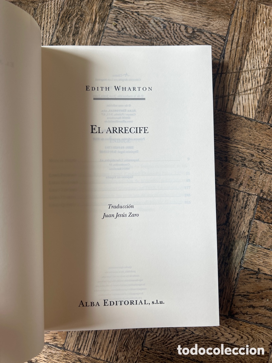 Libros de segunda mano: El arrecife - Edith Wharton - Alba (2002) - Foto 3