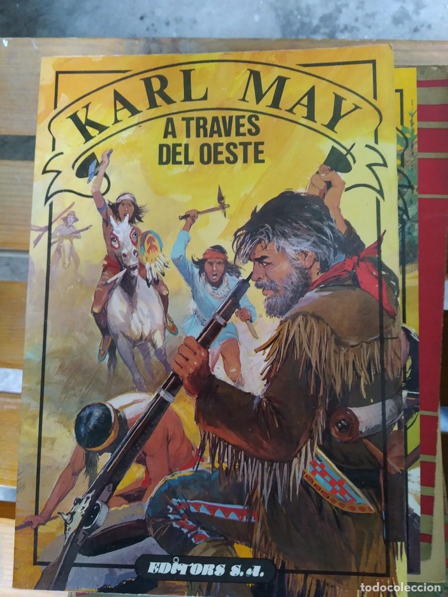 Libros de segunda mano: Karl May - A trav&eacute;s del Oeste - Foto 1