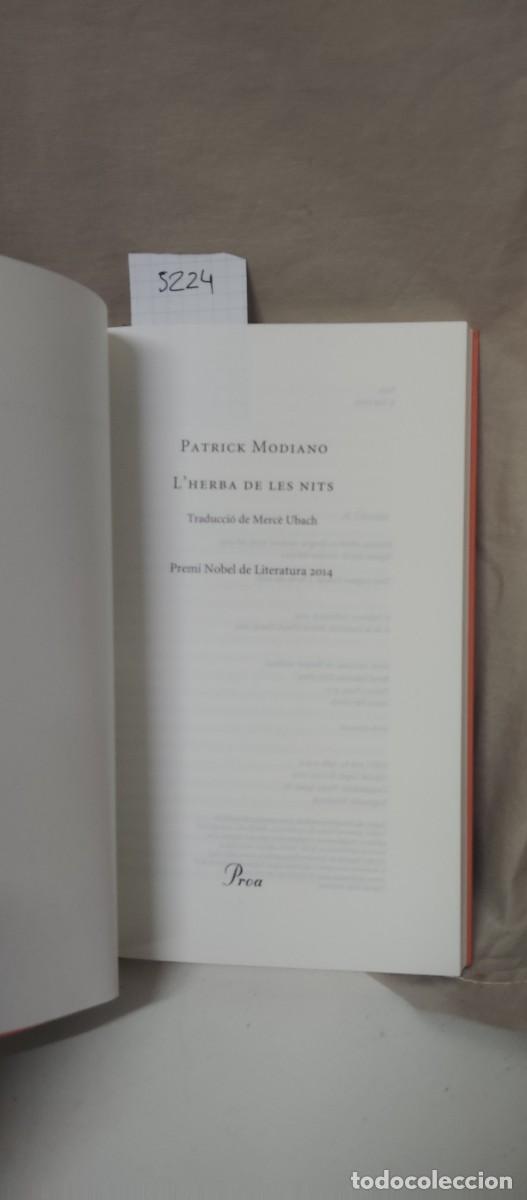 Libros de segunda mano: Lherba de les nits - Modiano, Patrick - Foto 2