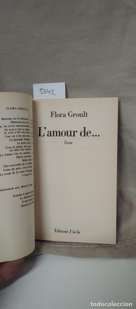 Libros de segunda mano: Lamour de: Essai Groult Flora - Foto 2