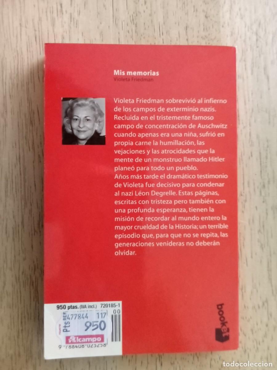 Libros de segunda mano: Mis memorias. Violeta Friedman - Foto 2