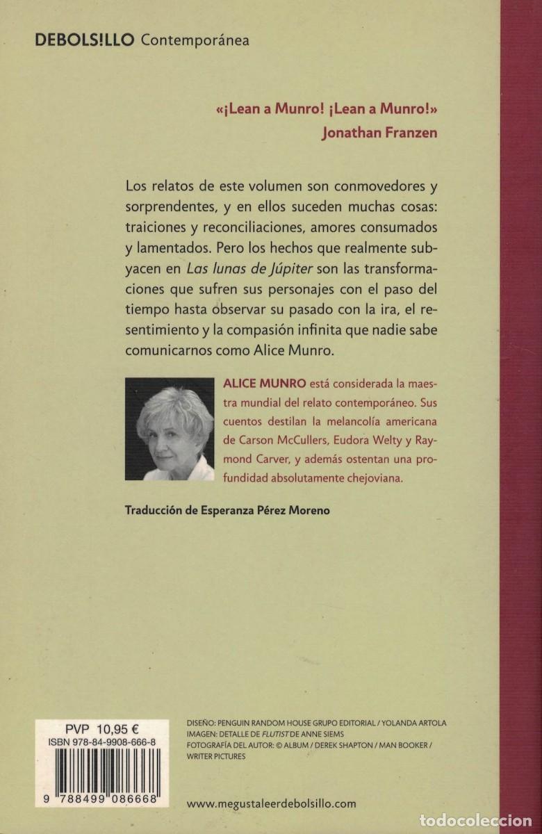 Libros de segunda mano: Alice Munro, Las lunas de J&uacute;piter - Foto 2