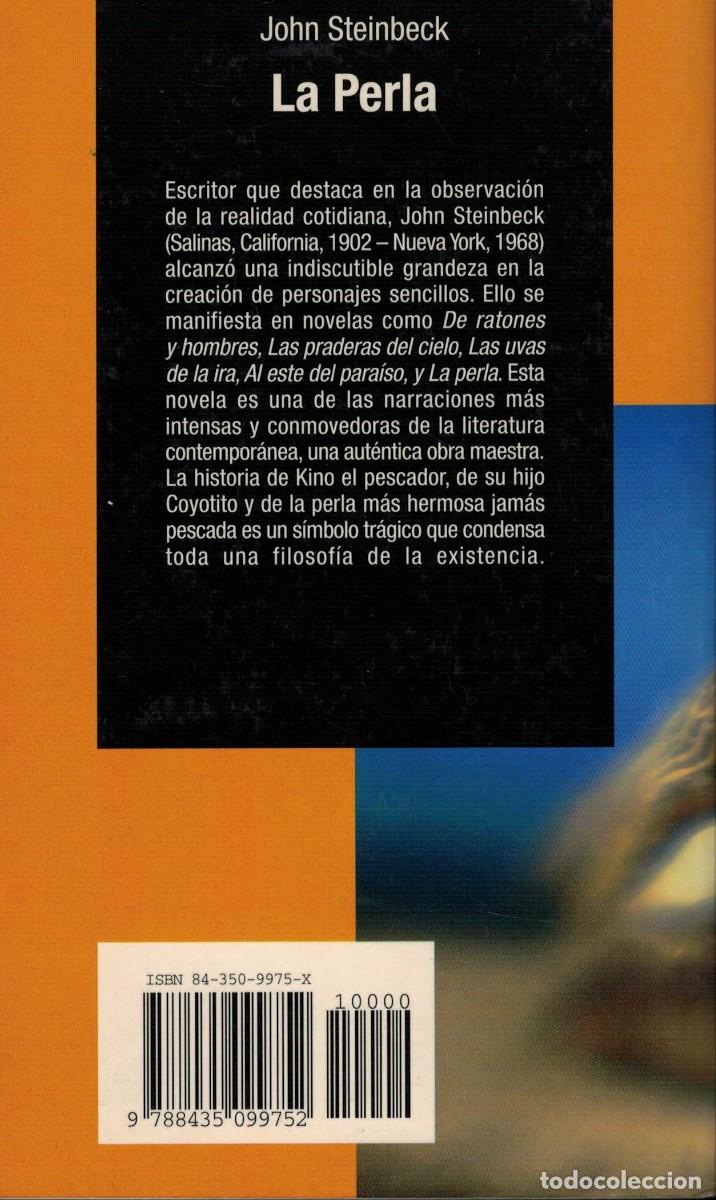 Libros de segunda mano: John Steinbeck, La perla / Edhasa 2000 - Foto 2