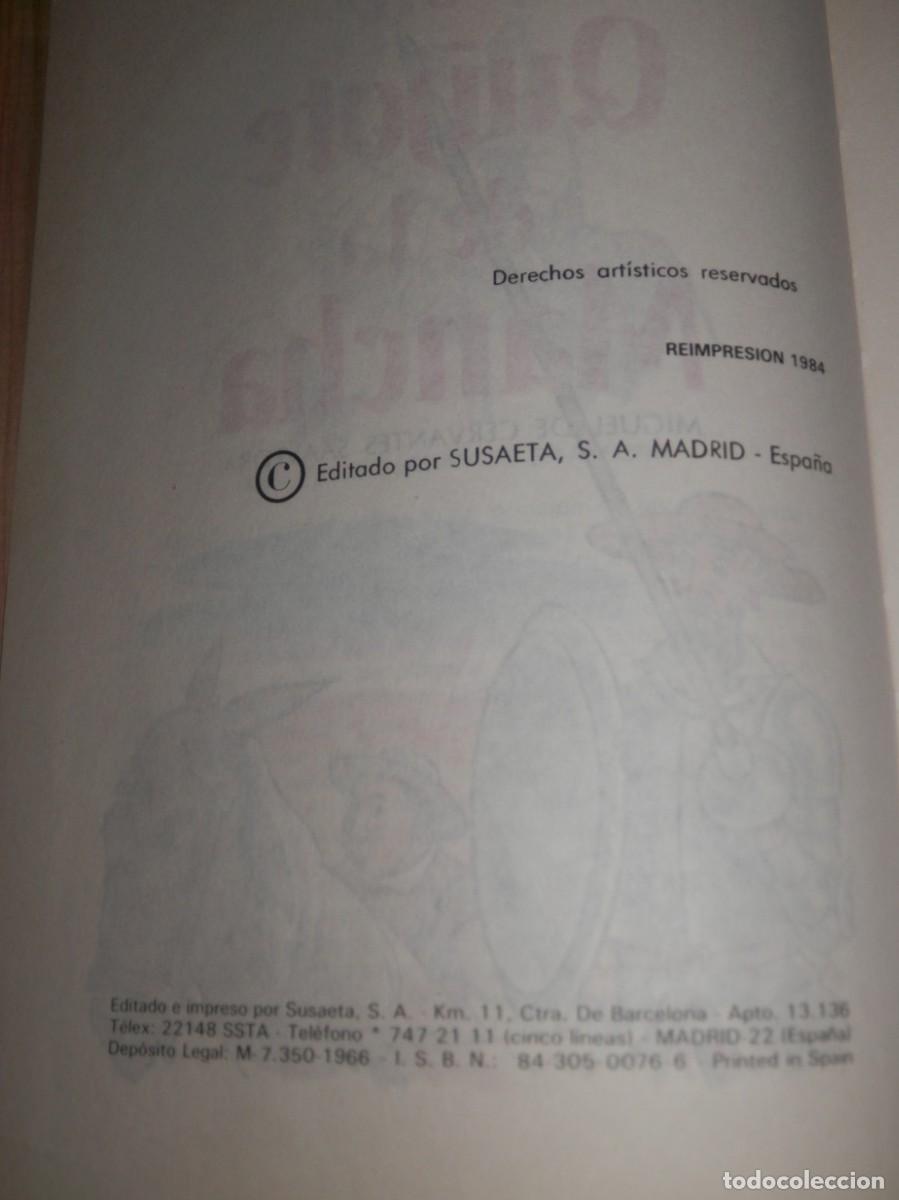 Libros de segunda mano: LIBRO DON QUIJOTE DE LA MANCHA - Foto 4