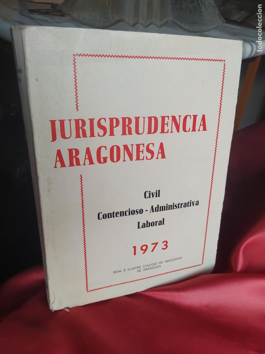 Second hand books: Jurisprudencia Aragonesa. 1973. L.809-2722