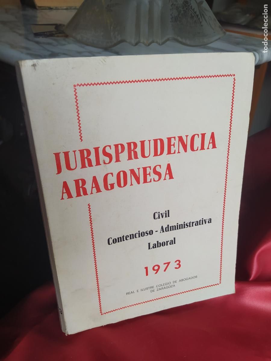 Second hand books: Jurisprudencia Aragonesa. 1973. L.809-2723