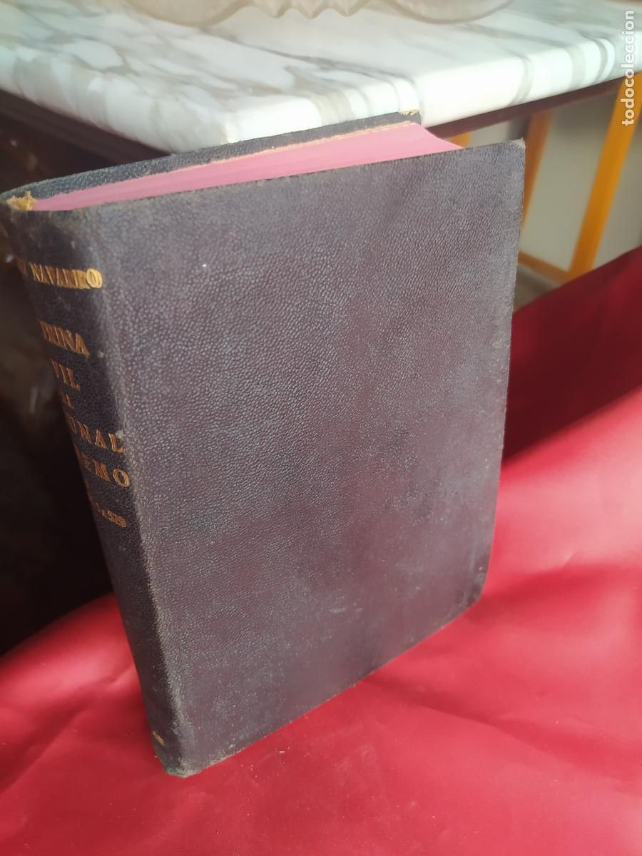 Second hand books: Doctrina civil del tribunal supremo. Manuel R.Navarro. Tomo I. 1951. L.809-2734