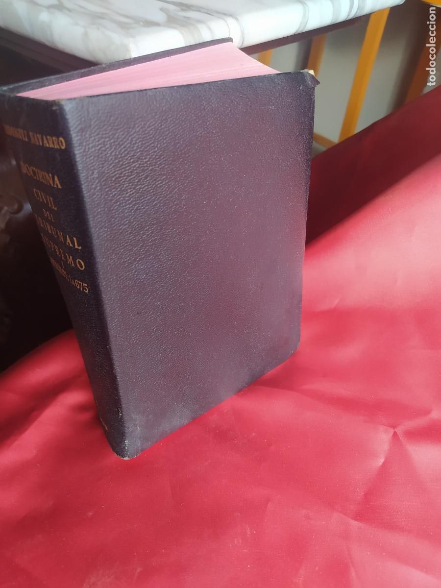 Second hand books: Doctrina civil del tribunal supremo. Manuel R.Navarro. Tomo I. 1961. L.809-2735