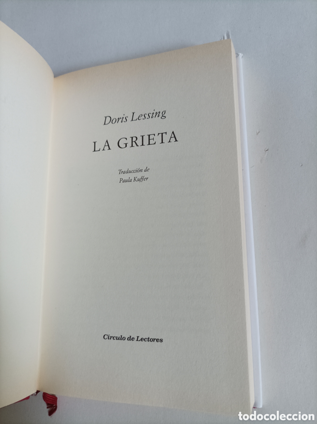 Libros de segunda mano: La grieta / Doris Lessing - Foto 3
