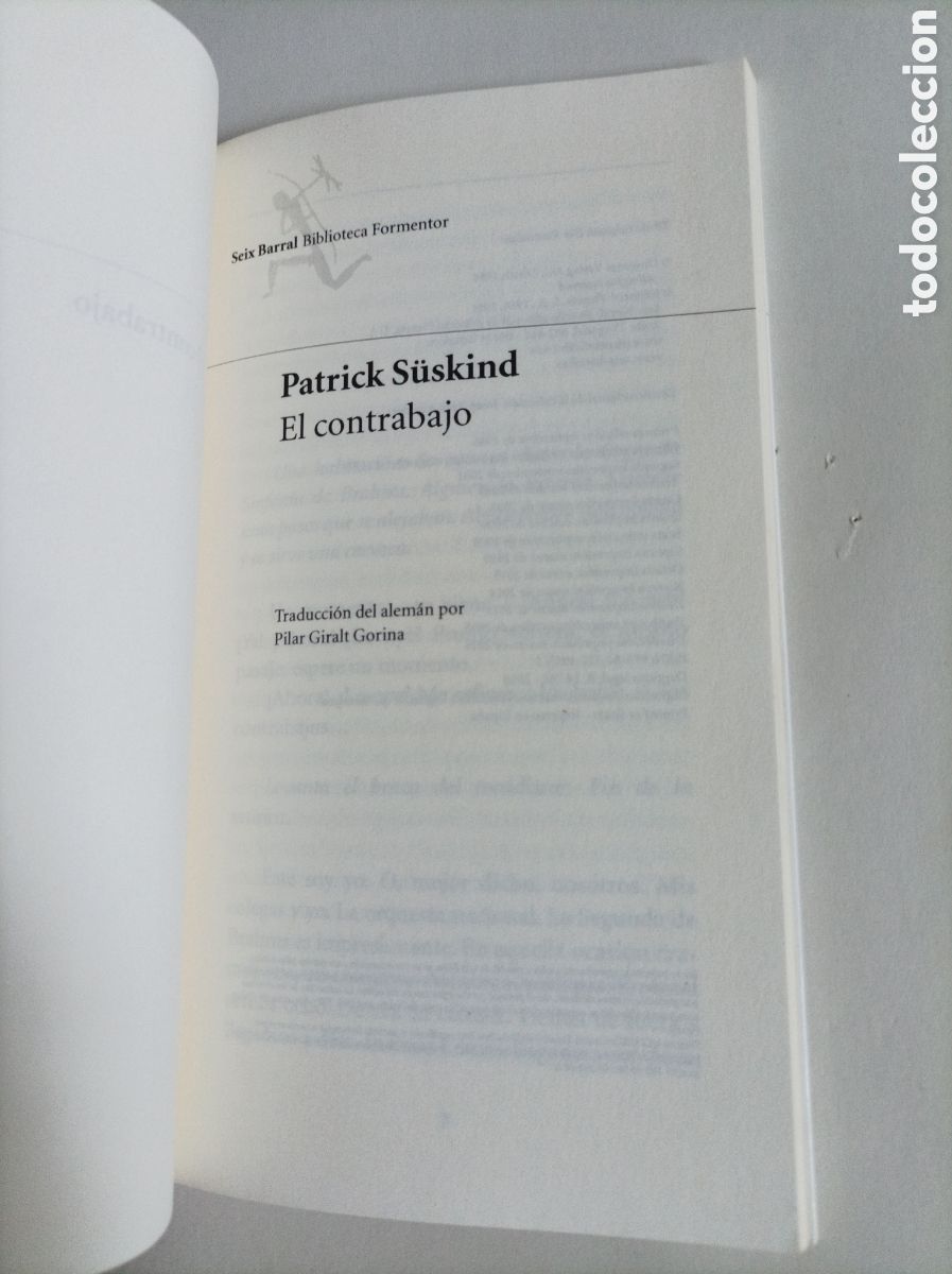 Libros de segunda mano: El contrabajo / Patrick Suskind - Foto 2
