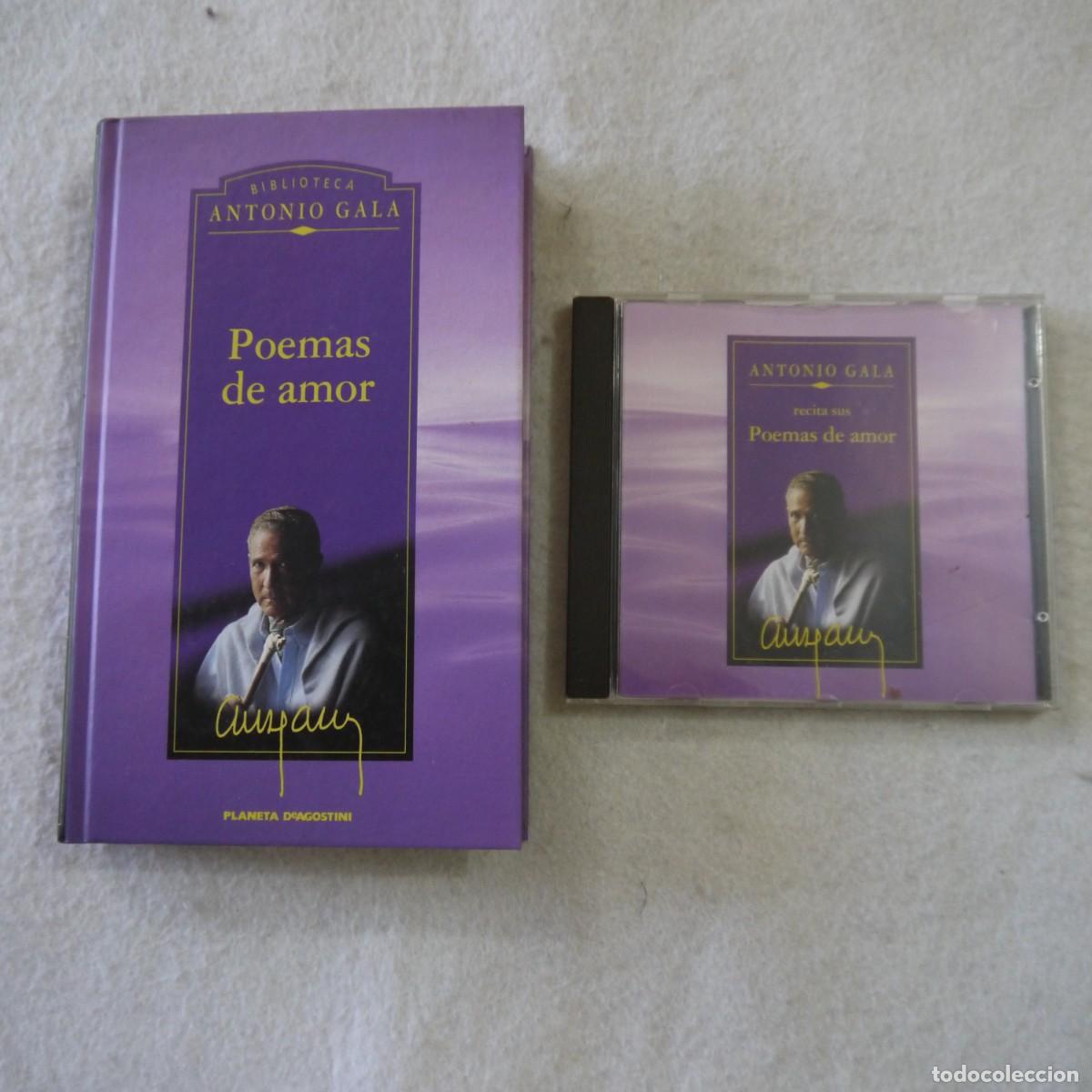 Libros de segunda mano: POEMAS DE AMOR - LIBRO+CD - ANTONIO GALA - Foto 1