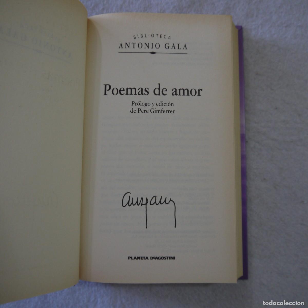 Libros de segunda mano: POEMAS DE AMOR - LIBRO+CD - ANTONIO GALA - Foto 5