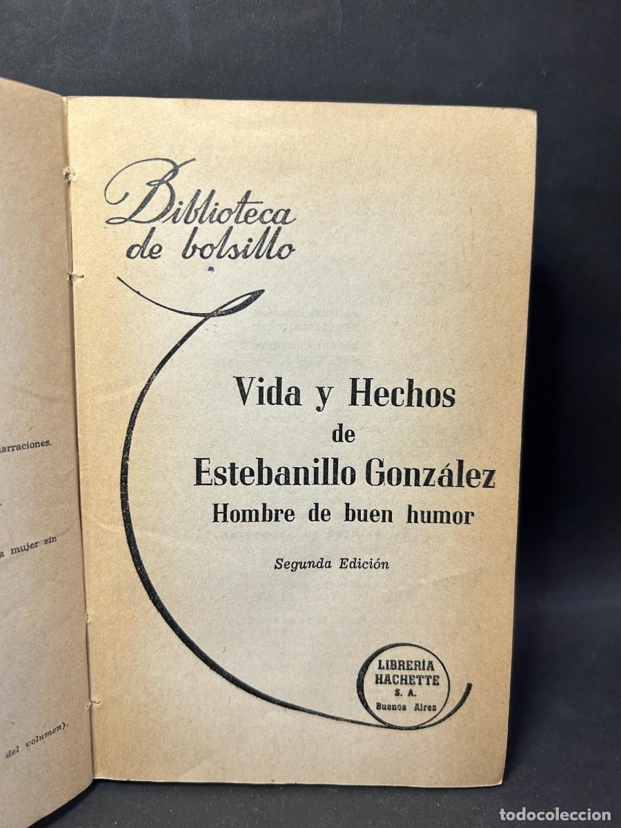 Libros de segunda mano: ESTEBANILLO GONZ&Aacute;LEZ - VIDA Y HECHOS - 1944 - Foto 3