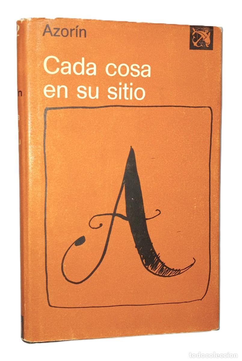 Libros de segunda mano: AZOR&Iacute;N &ndash; CADA COSA EN SU SITIO - Foto 1