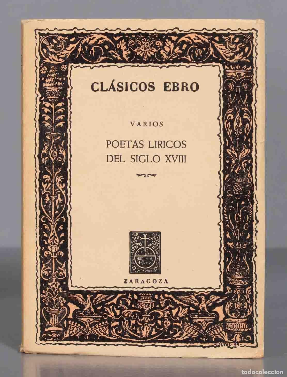 Gebrauchte B&uuml;cher: POETAS LIRICOS DEL SIGLO XVIII
