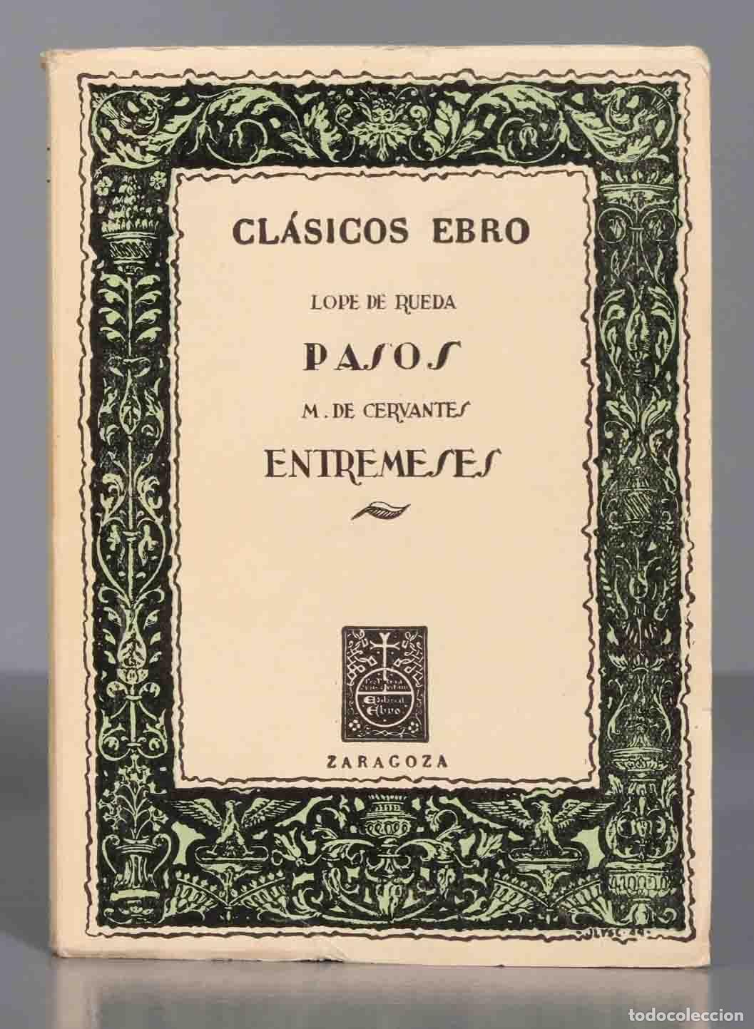 Libros de segunda mano: Pasos. Entremeses Rueda, CERVANTES - Foto 1