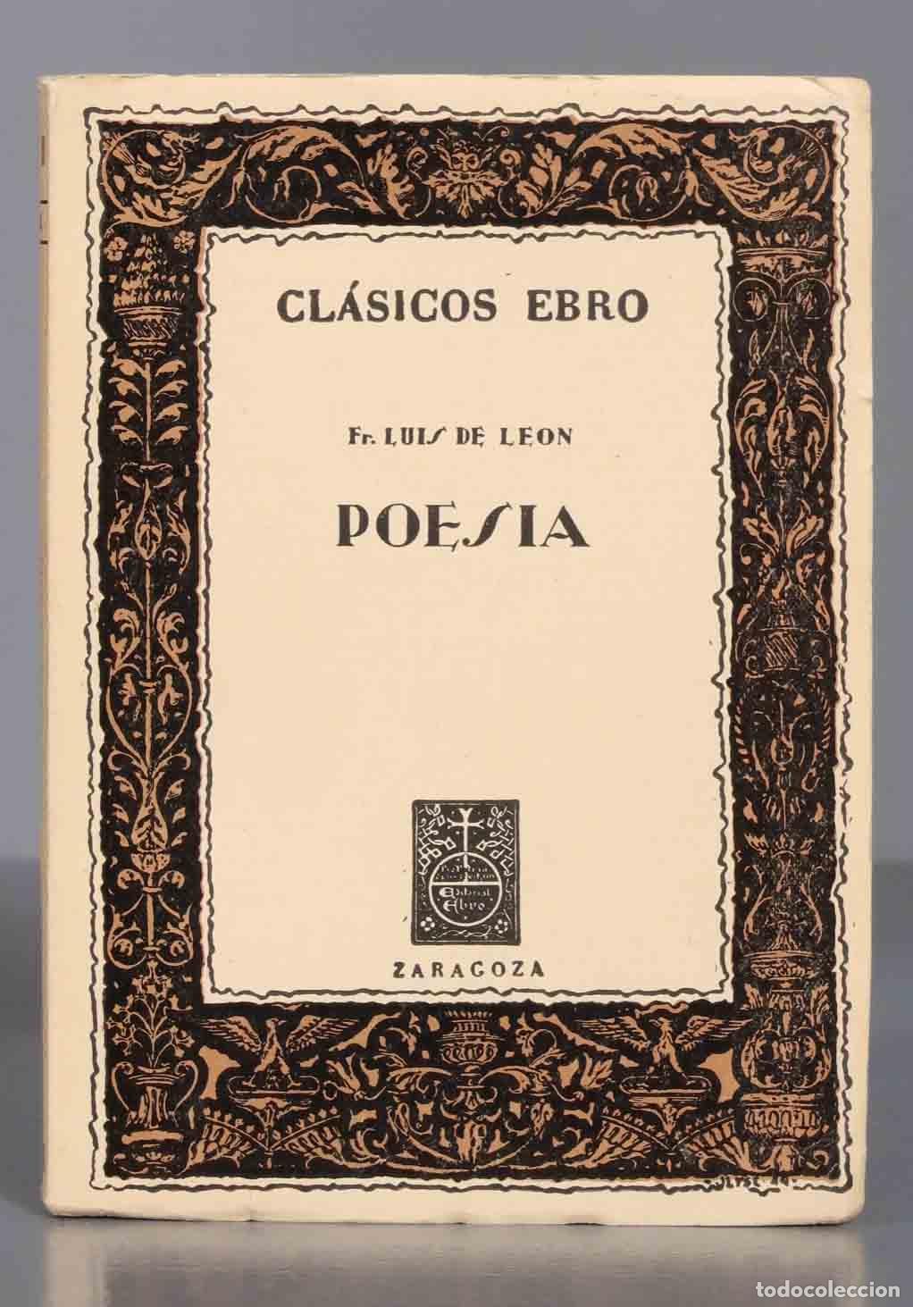 Libros de segunda mano: POESIA. FR LUIS DE LEON - Foto 1