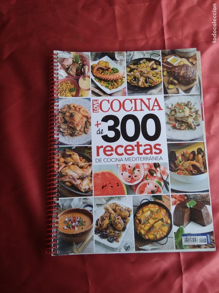 Second hand books: Cocina + de 300 recetas de cocina mediterr&aacute;nea. 2012. ART.548-1536