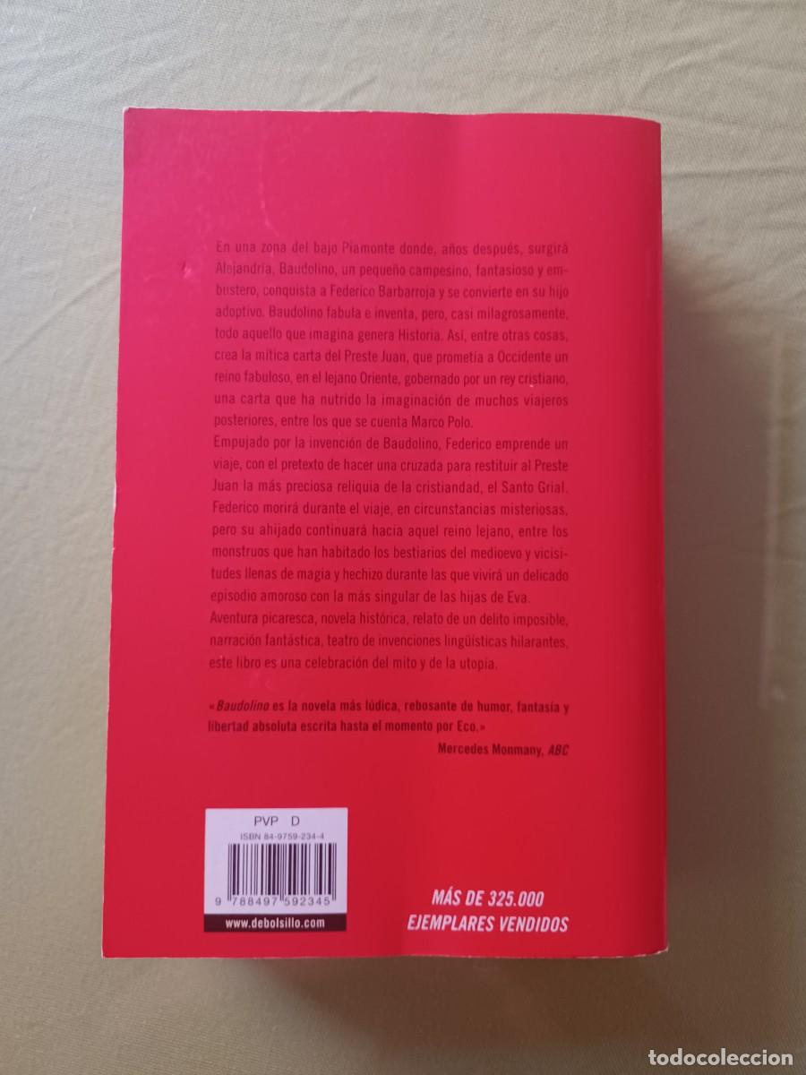 Libros de segunda mano: BAUDOLINO - UMBERTO ECO . - Foto 2