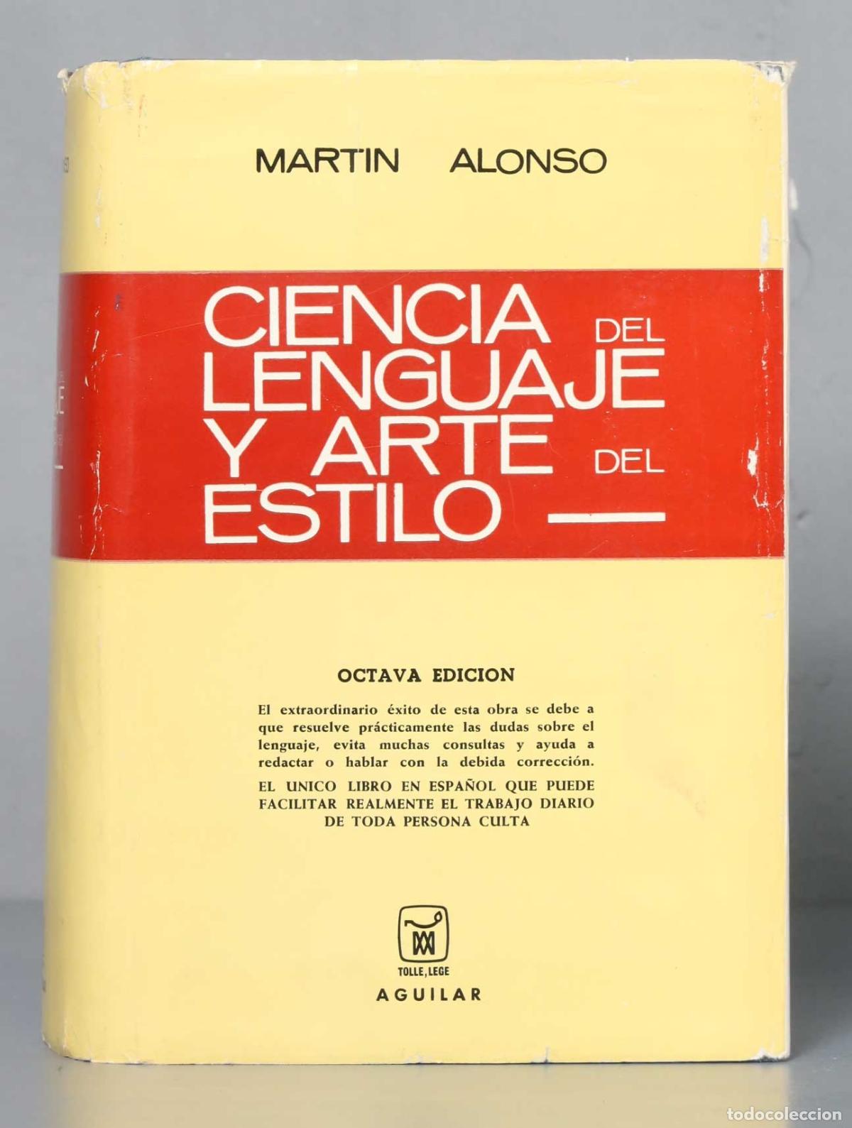 Second hand books: Ciencia del lenguaje, arte y estilo Alonso. 1967