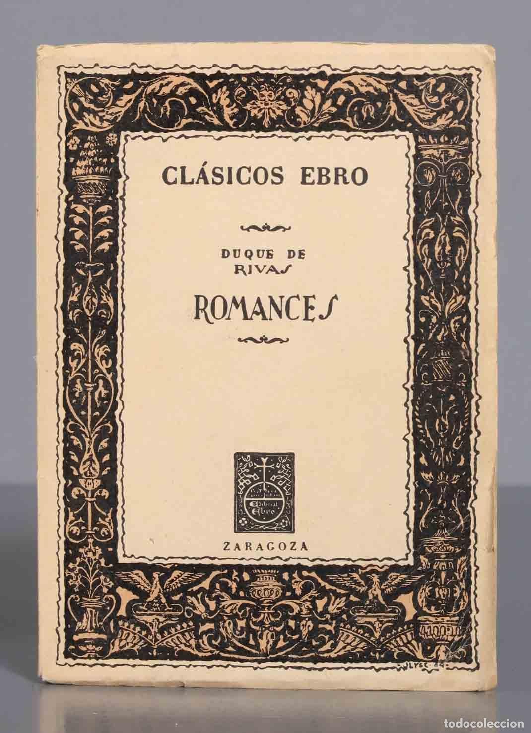 Libros de segunda mano: ROMANCES DUQUE DE RIVAS - Foto 1