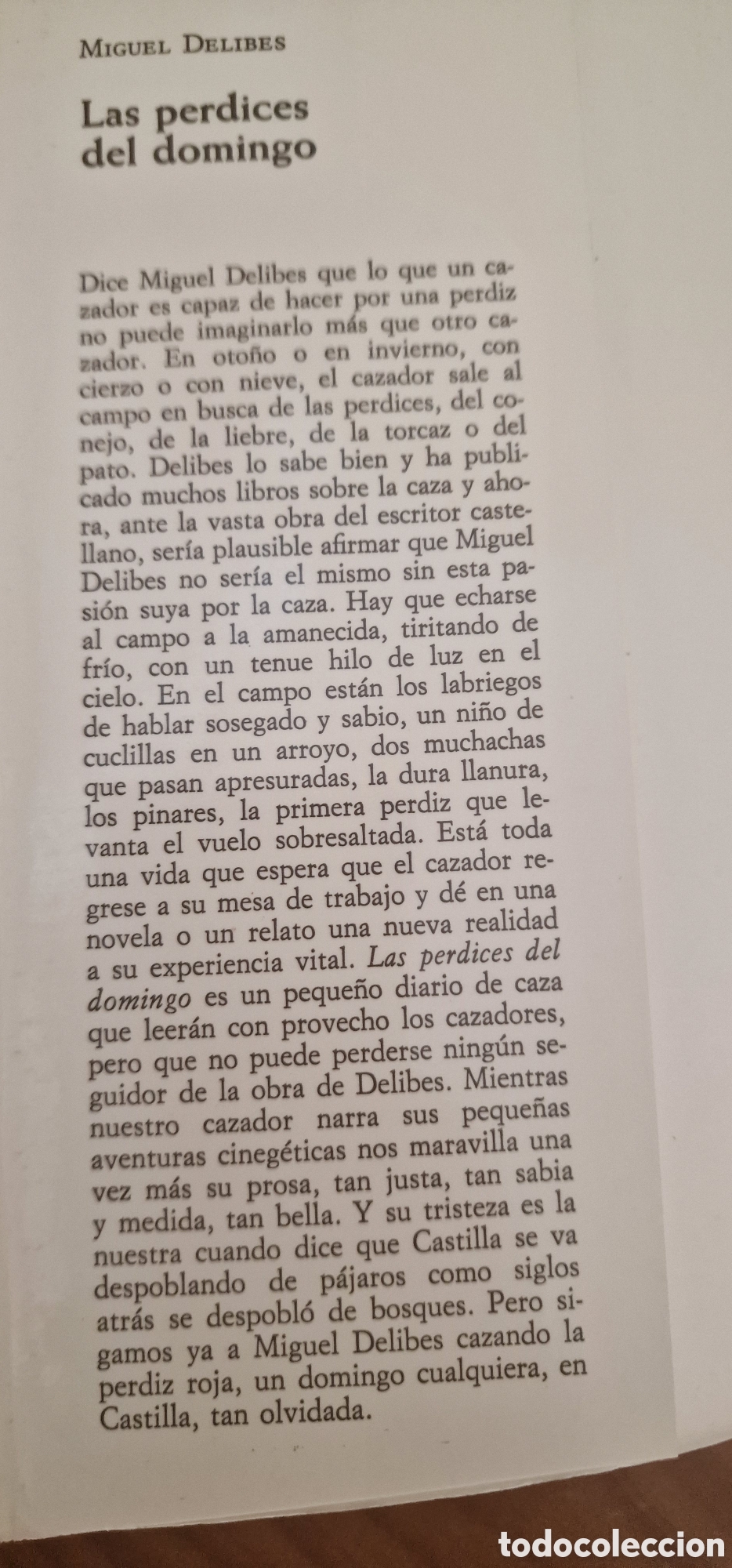 Libros de segunda mano: Las perdices del domingo - Foto 3