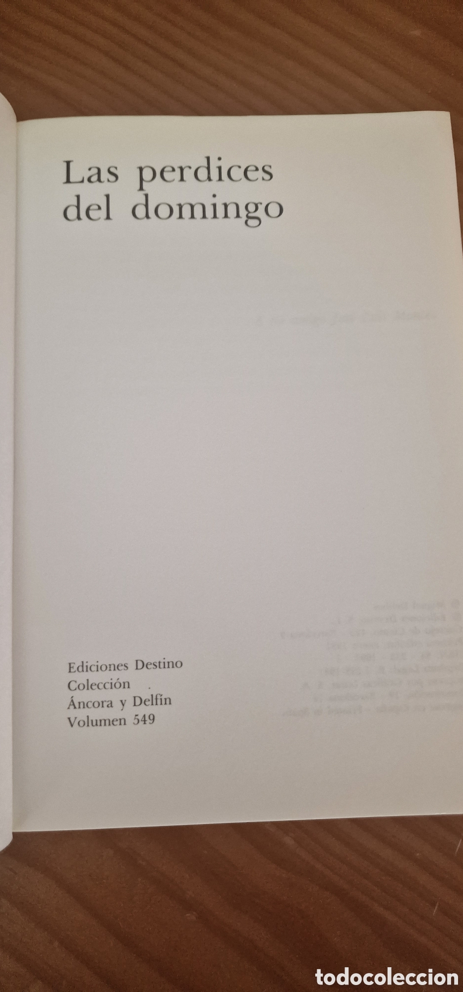 Libros de segunda mano: Las perdices del domingo - Foto 4