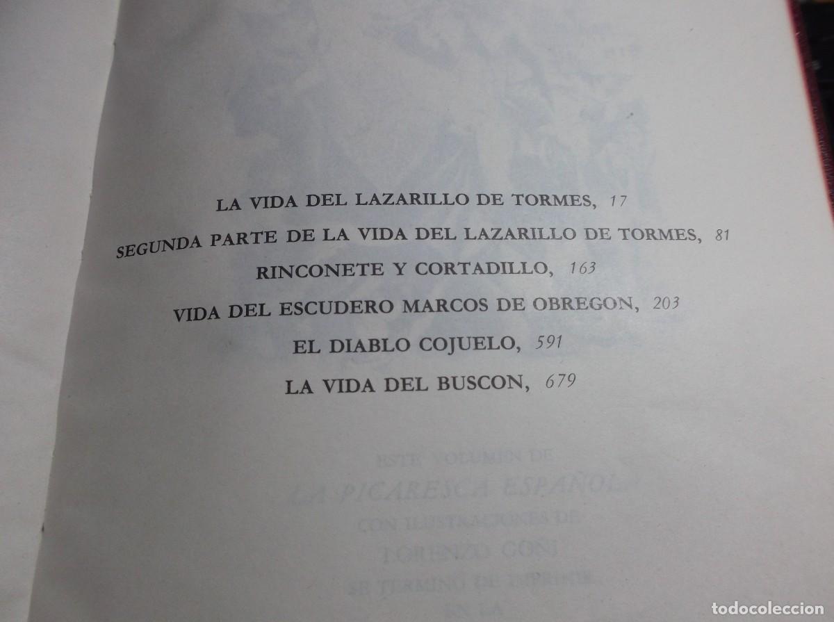 Libros de segunda mano: LA PICARESCA ESPA&Ntilde;OLA - 1968. - Foto 4