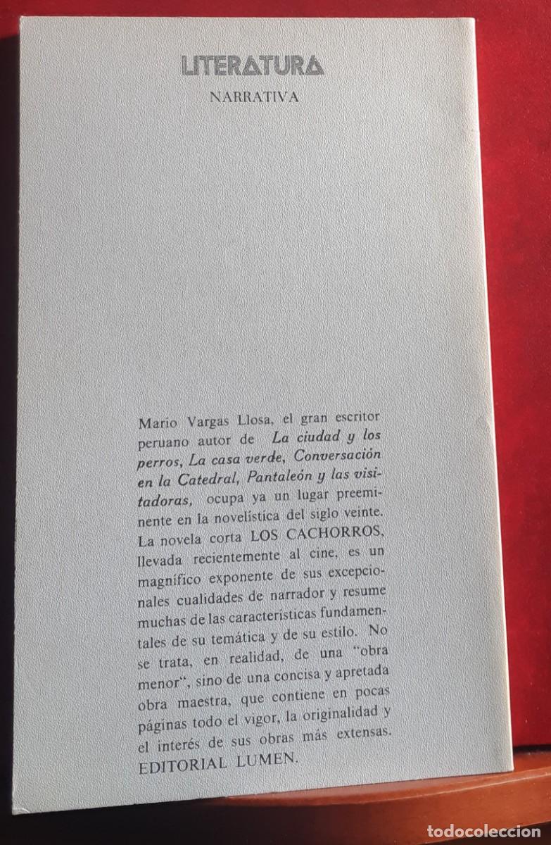 Libros de segunda mano: LOS CACHORROS (PICHULA CUELLAR ) - Foto 2