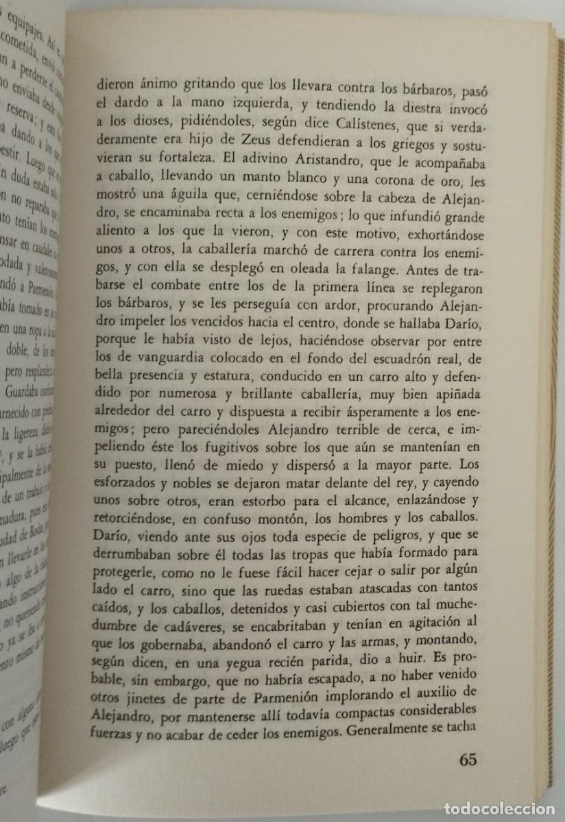 Libros de segunda mano: ALEJANDRO Y CESAR (Vidas Paralelas) - PLUTARCO - Foto 3