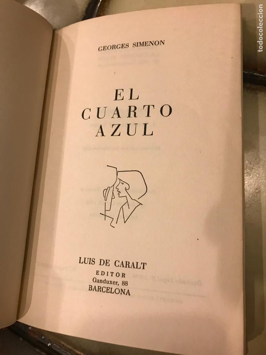 Libros de segunda mano: El cuarto azul. Georges Simenon. - Foto 2