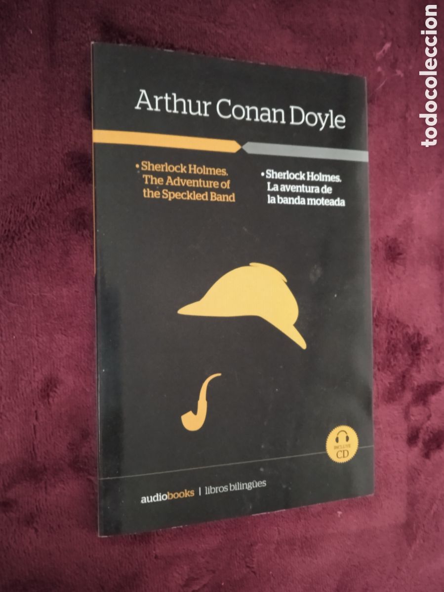 Libros de segunda mano: SHERLOCK HOLMES / A. CONAN DOYLE - EDICION BILINGUE CON CD - Foto 1