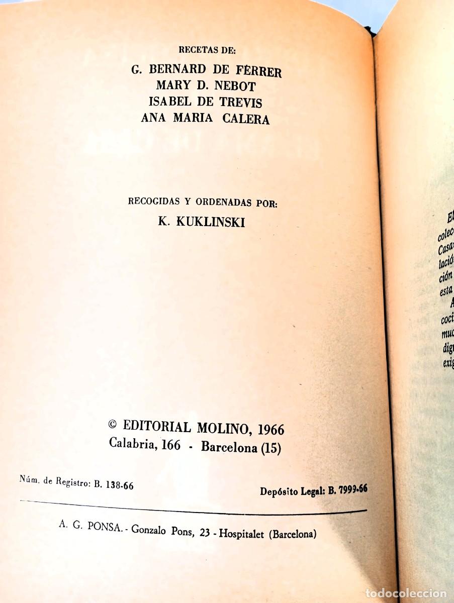 Libros de segunda mano: Libro de Cocina a&ntilde;o 1966 - Foto 3
