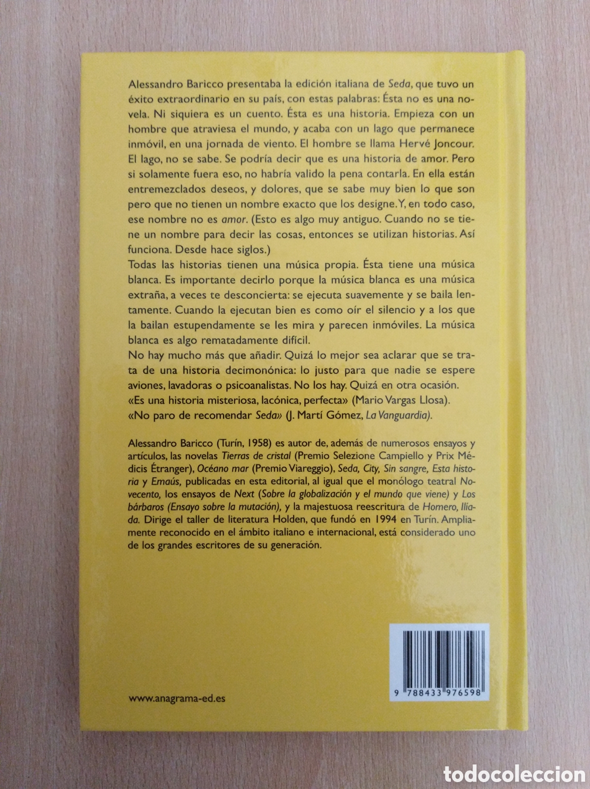 Libros de segunda mano: SEDA. Alessandro Baricco. Anagrama - Foto 2