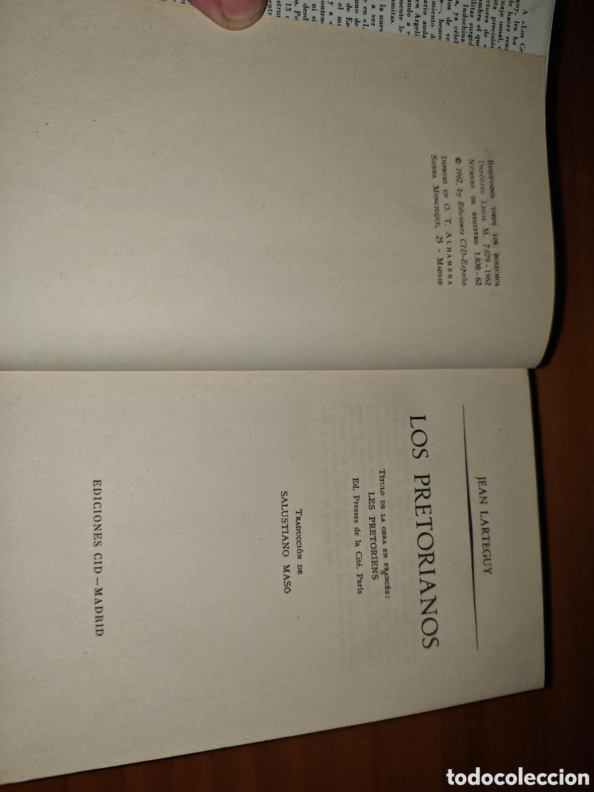 Libros de segunda mano: Libro Los Pretorianos. - Foto 3