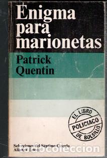 Libros de segunda mano: Enigma para marionetas, Patrick Quentin - Foto 1