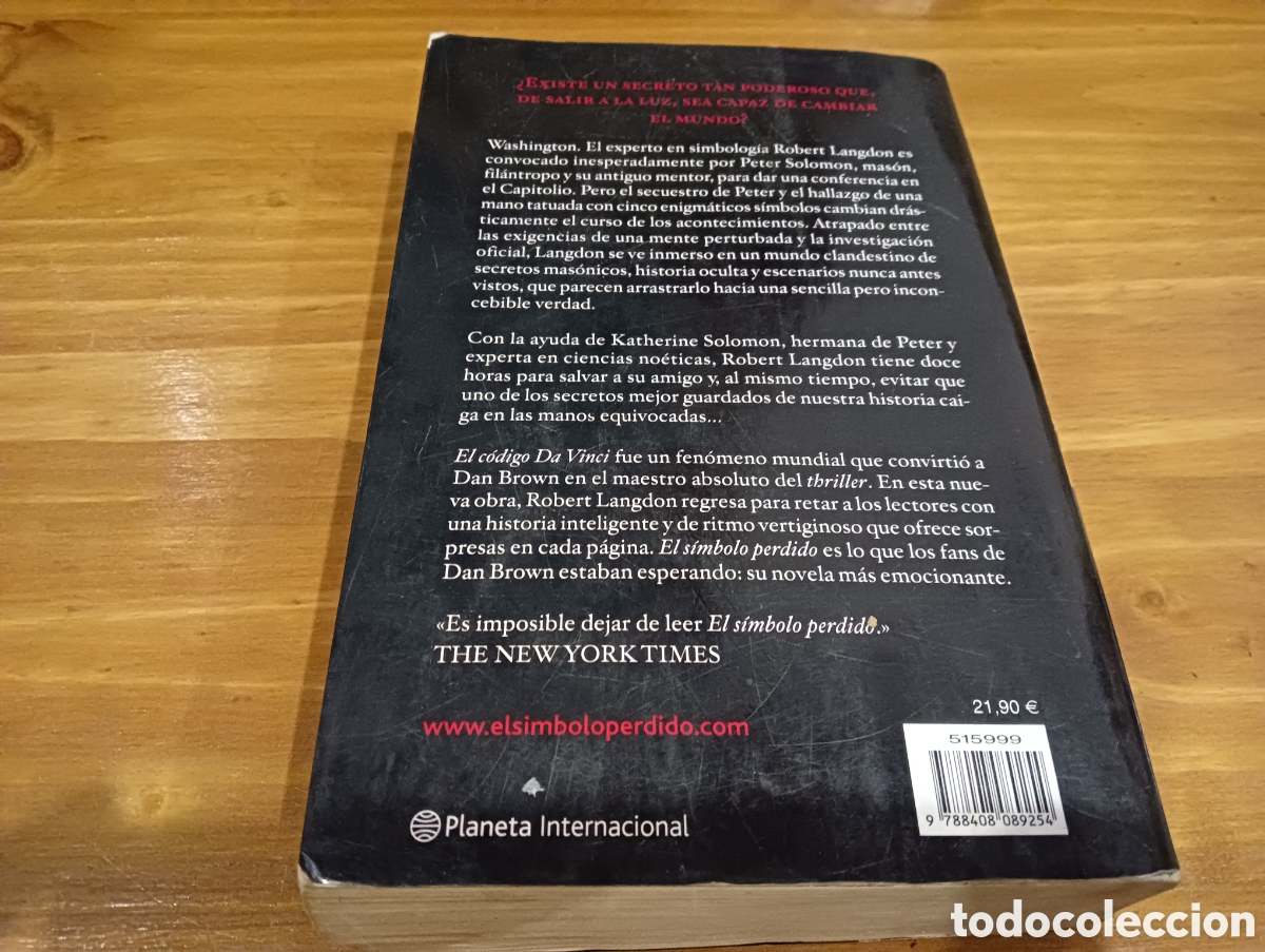 Libros de segunda mano: El s&iacute;mbolo perdido. Dan Brown - Foto 7